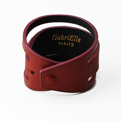 Bracelet Galuchat - Rouille