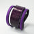 Bracelet en Patte d'autruche violet