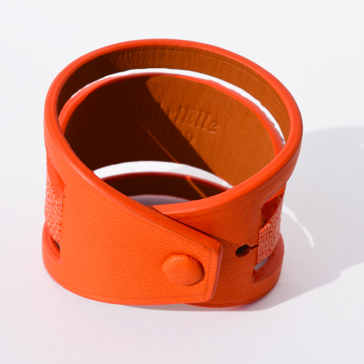 Bracelet Patte d'Autruche - Orange